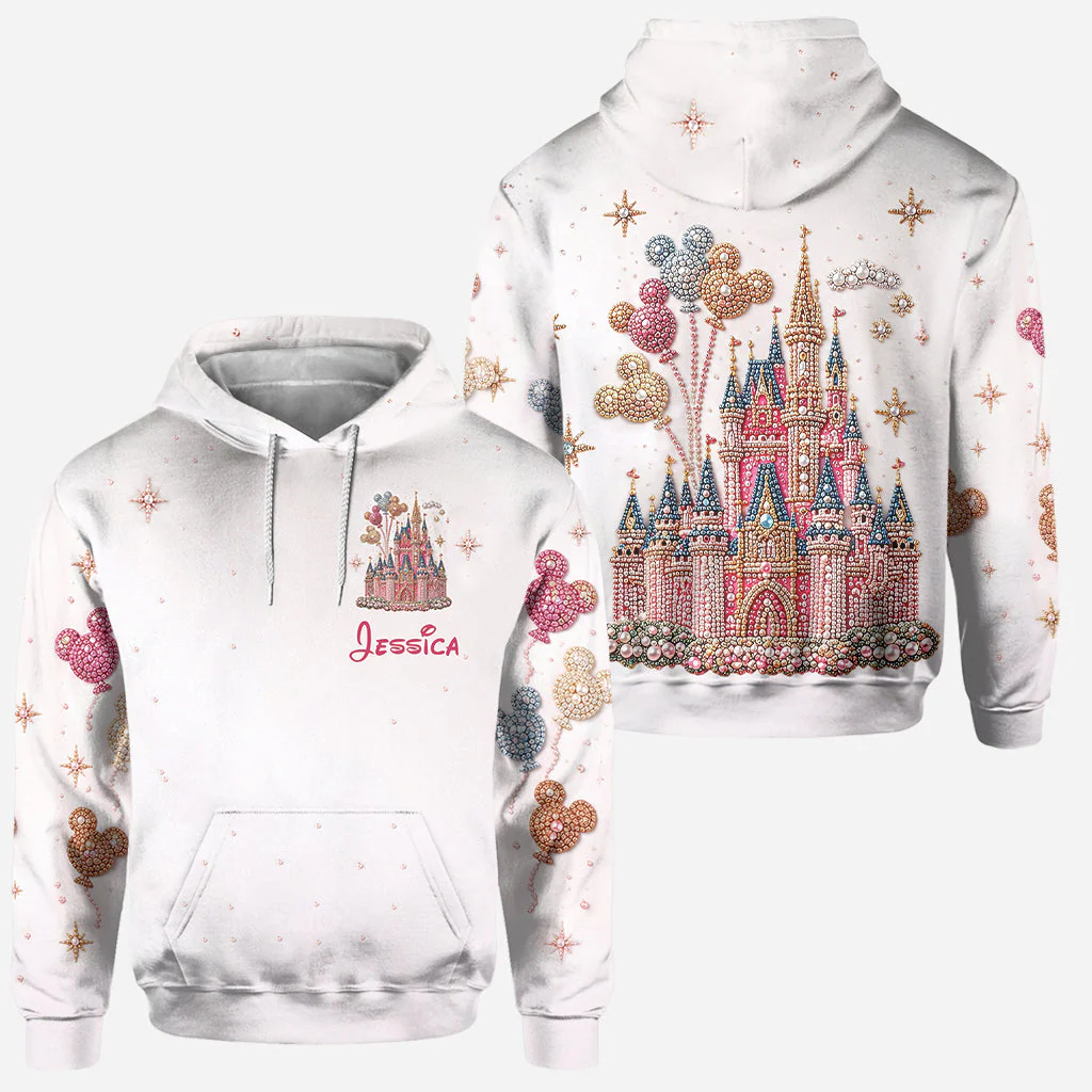 Personalized Disney Hoodie and Leggings Set Custom Name Gift for Her