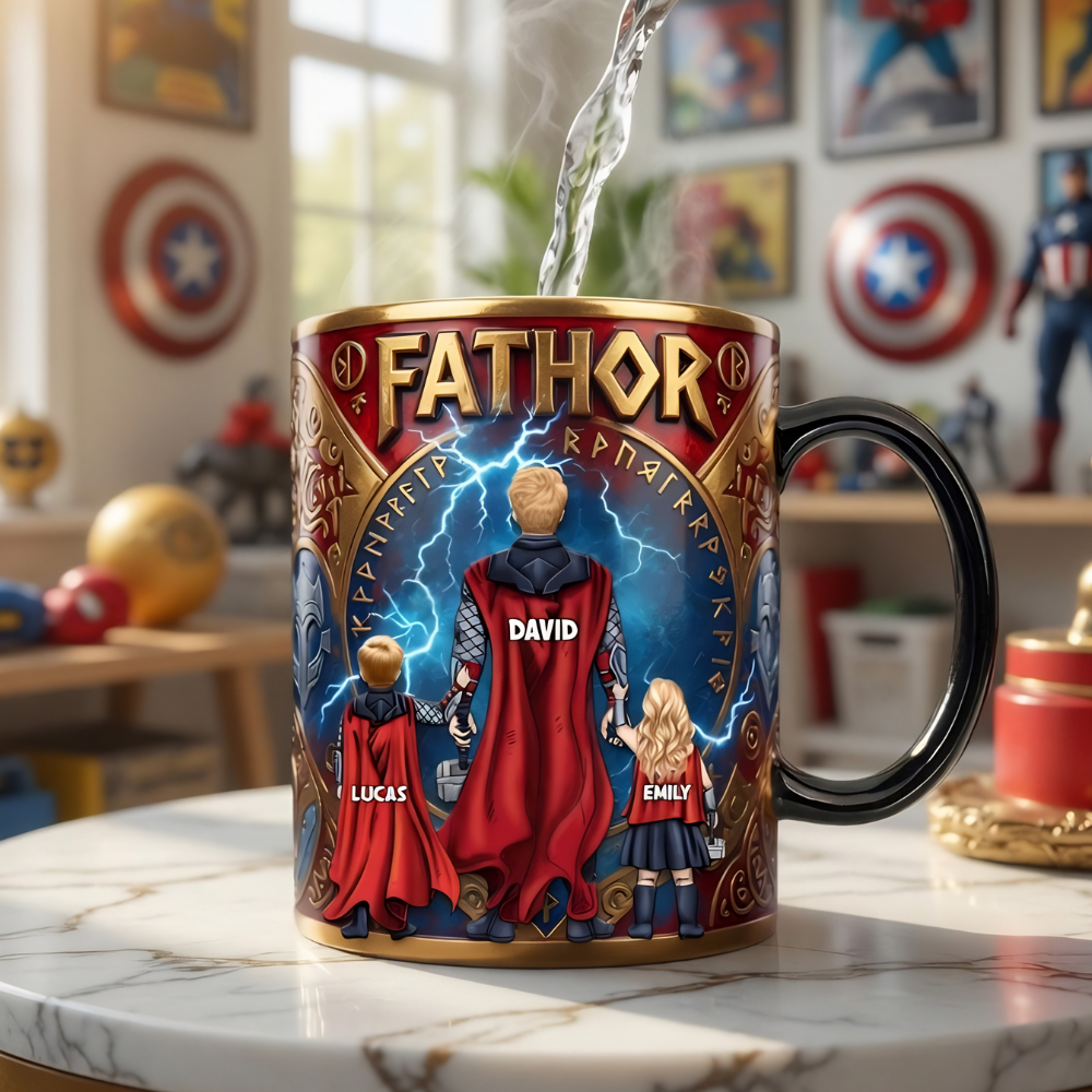 Personalized Indestructible Dad Mug Custom Name Gift for Father