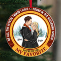 Personalized Acrylic Ornament for Couple Unique Gift Idea