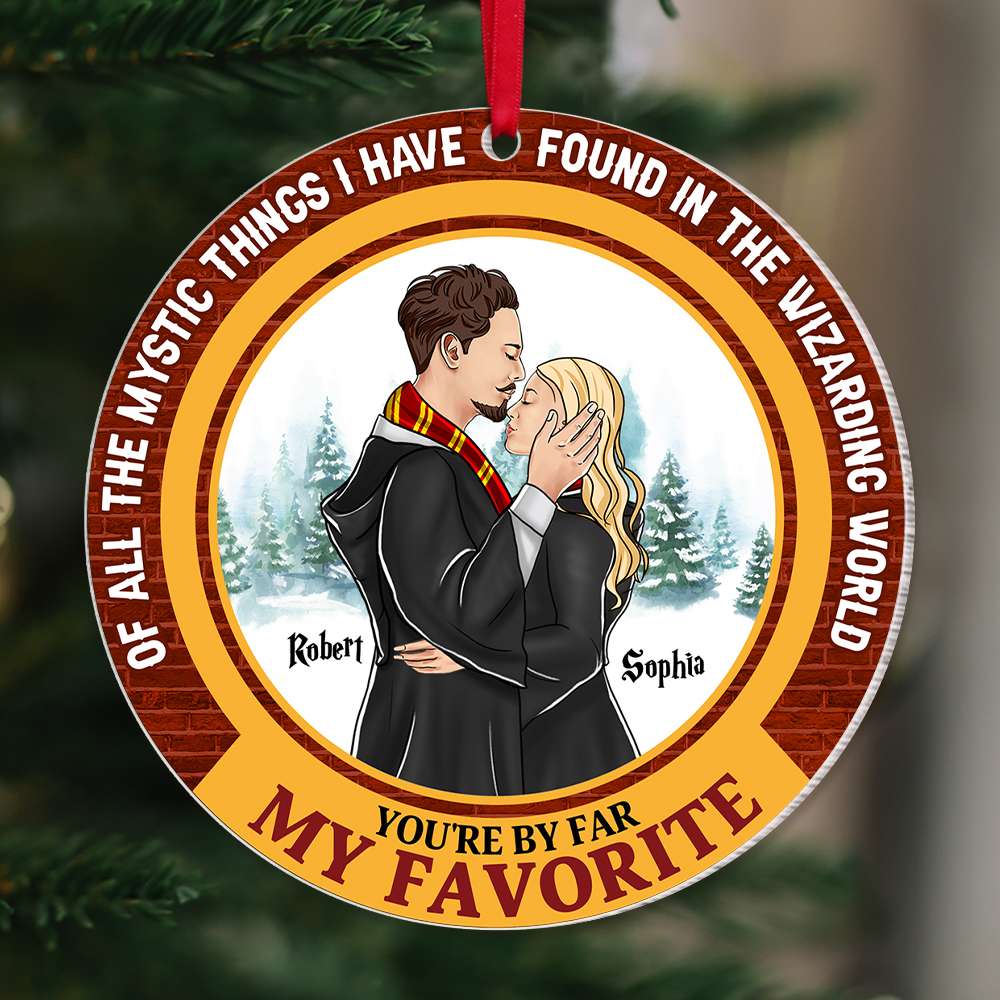 Personalized Acrylic Ornament for Couple Unique Gift Idea