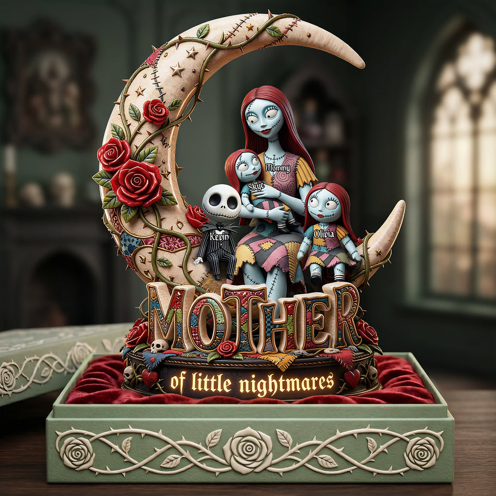 Personalized Spooky Acrylic Plaque Gift for Mom - Unique Home Decor