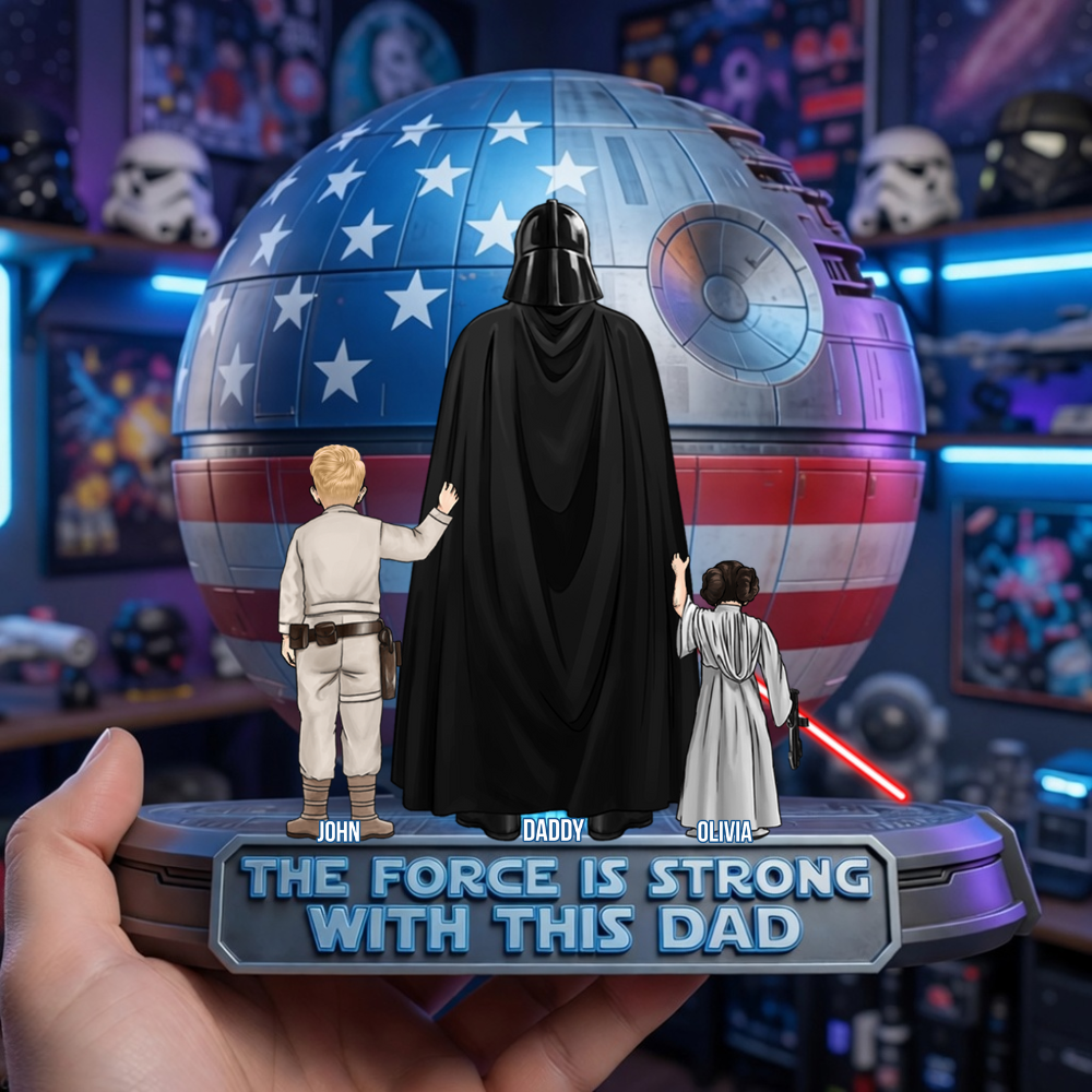 Personalized Star Wars Acrylic Plaque Gift for Dad - Father's Day