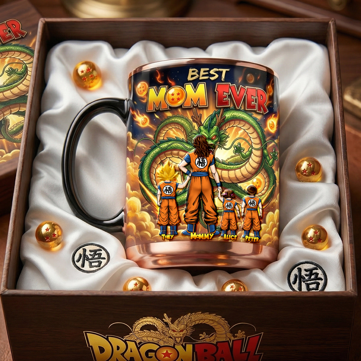 Personalized Dragon Ball Mug Best Mom Ever Gift for Mom