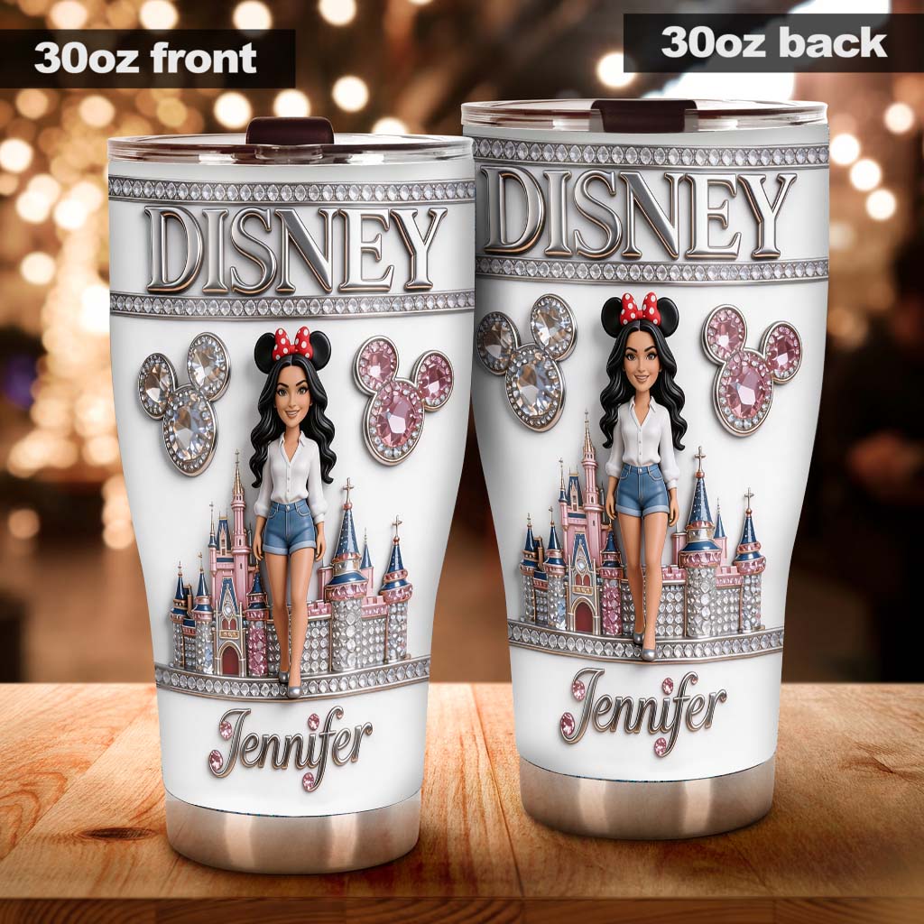 Personalized Disney Photo Tumbler Custom Gift for Her