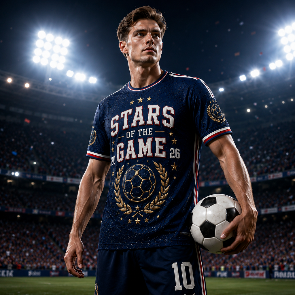 Personalized Soccer Jersey Stars Of The Game 2026 Gift for Sports Lovers