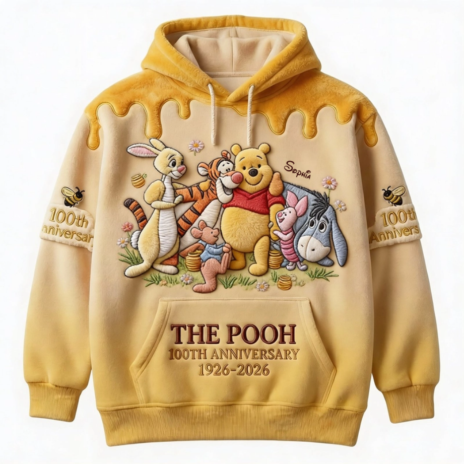 Personalized Honey Bear All-Over Print Shirt for Movie Fans Anniversary Gift