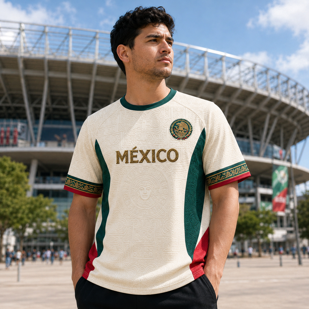 Personalized Aztec Pattern Soccer Jersey Custom Name Gift for Football Fans