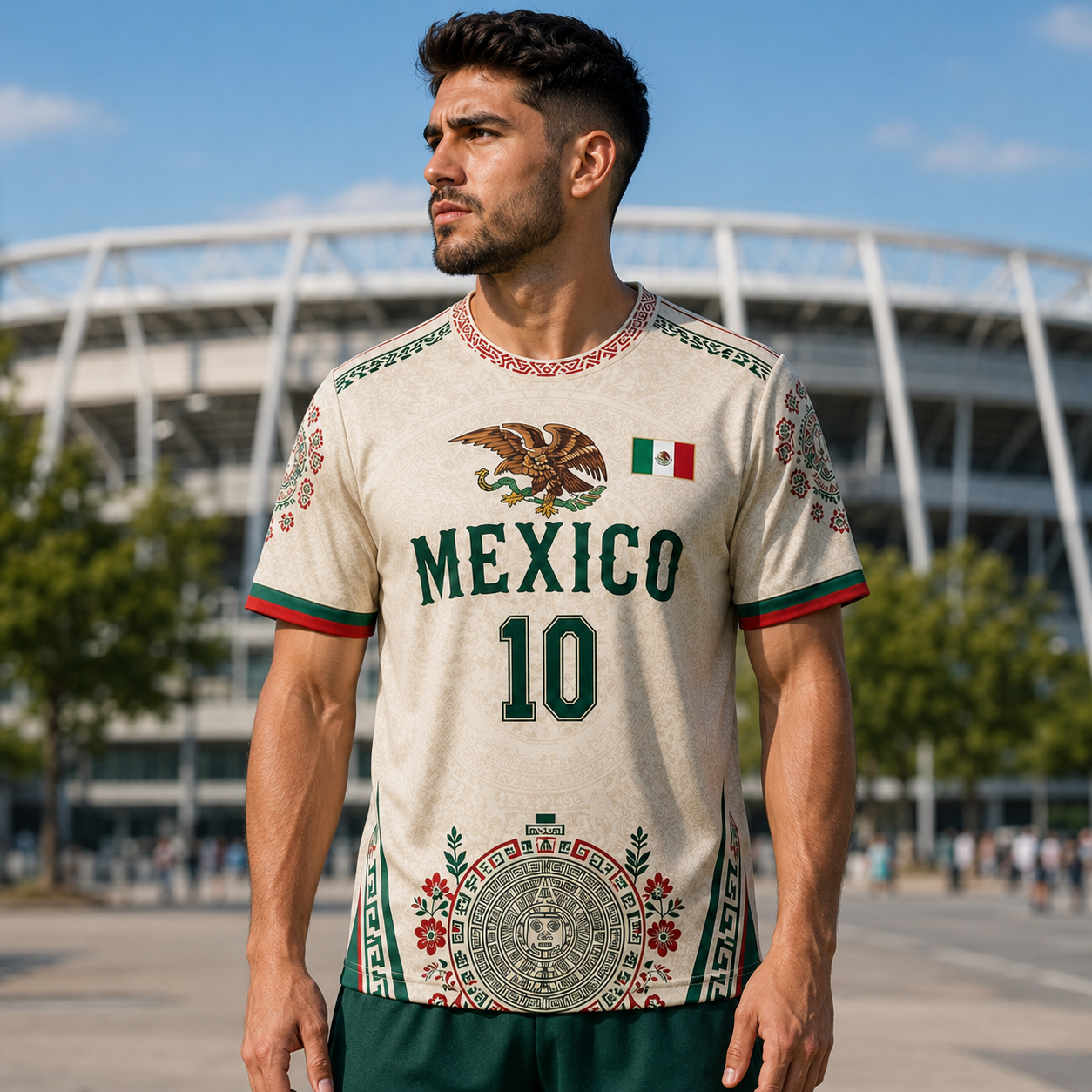 Personalized Mexico Eagle Soccer Jersey Custom Name Gift for Sports Fans
