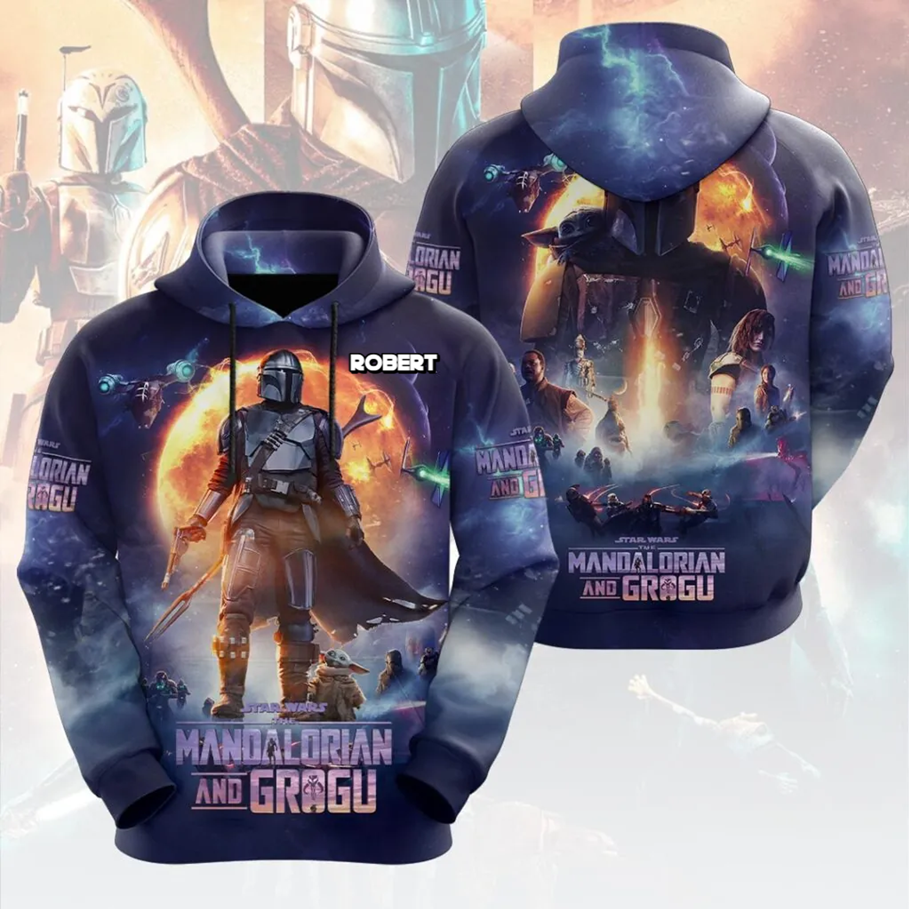 Personalized Galactic Tracker All Over Shirt for Movie Fans