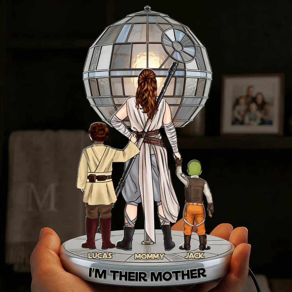 Personalized Acrylic Light Box with Custom Message for Mom Acrylic Light Box GradoCreations