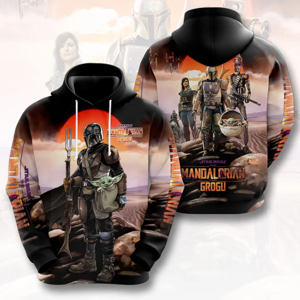 Personalized Mandalorian All Over Print Shirt Gift for Movie Fans