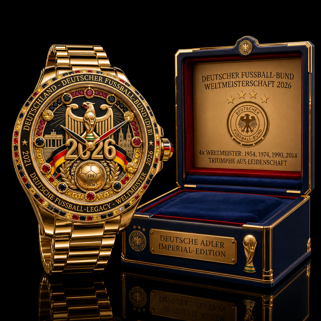 Men's Soccer Championship Watch 2026 Customizable Gift for Football Fans