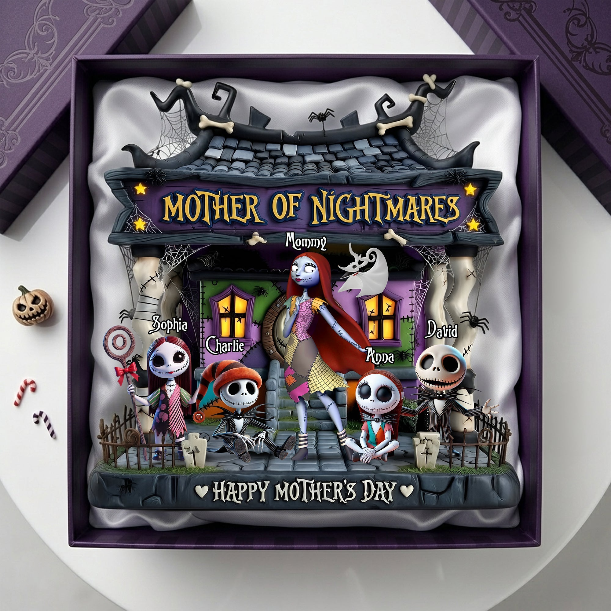 Personalized Spooky Mother Of Nightmares Acrylic Plaque Gift for Mom