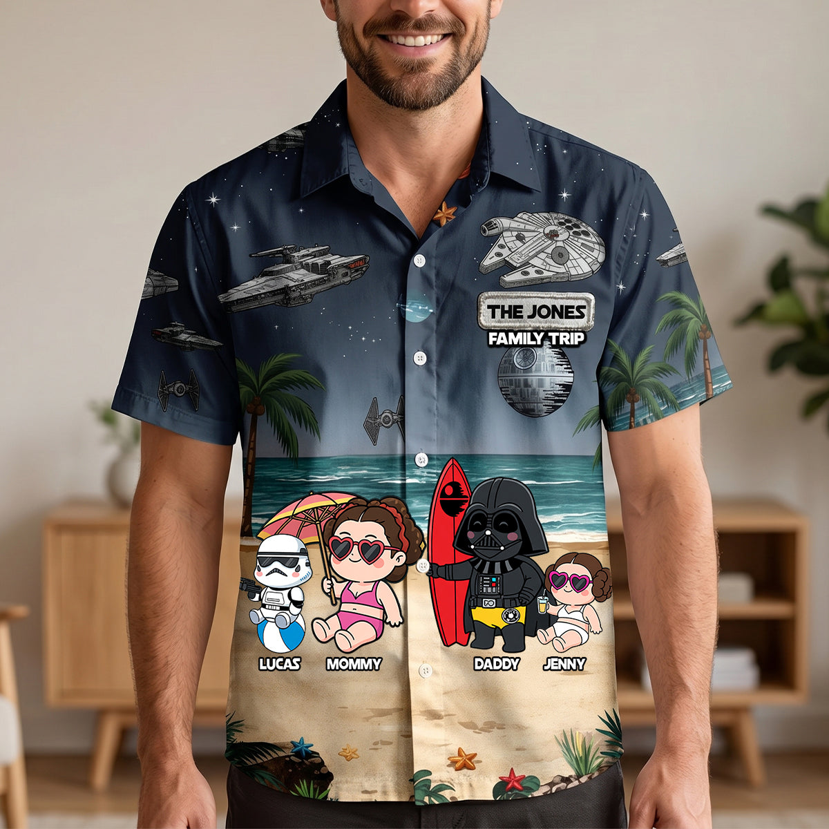 Personalized Hawaiian Shirt Family Vacation Gift for Travelers Hawaiian Shirt GradoCreations