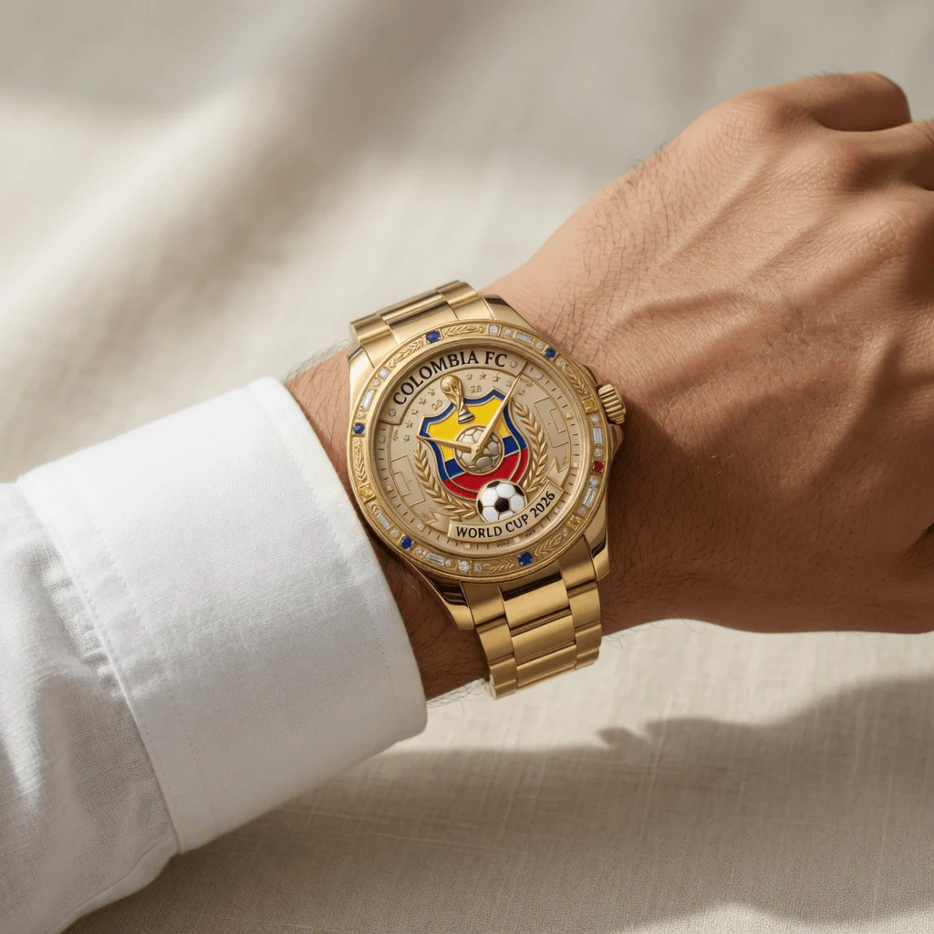 Colombia FC World Cup 2026 Men's Wrist Watch Gift for Sports Fans