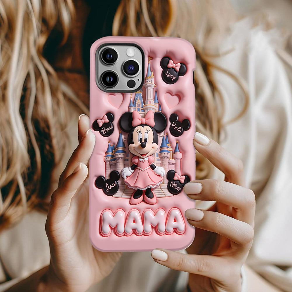 Personalized Minnie Mouse Phone Case Gift for Mom | Mother's Day Phone Case GradoCreations