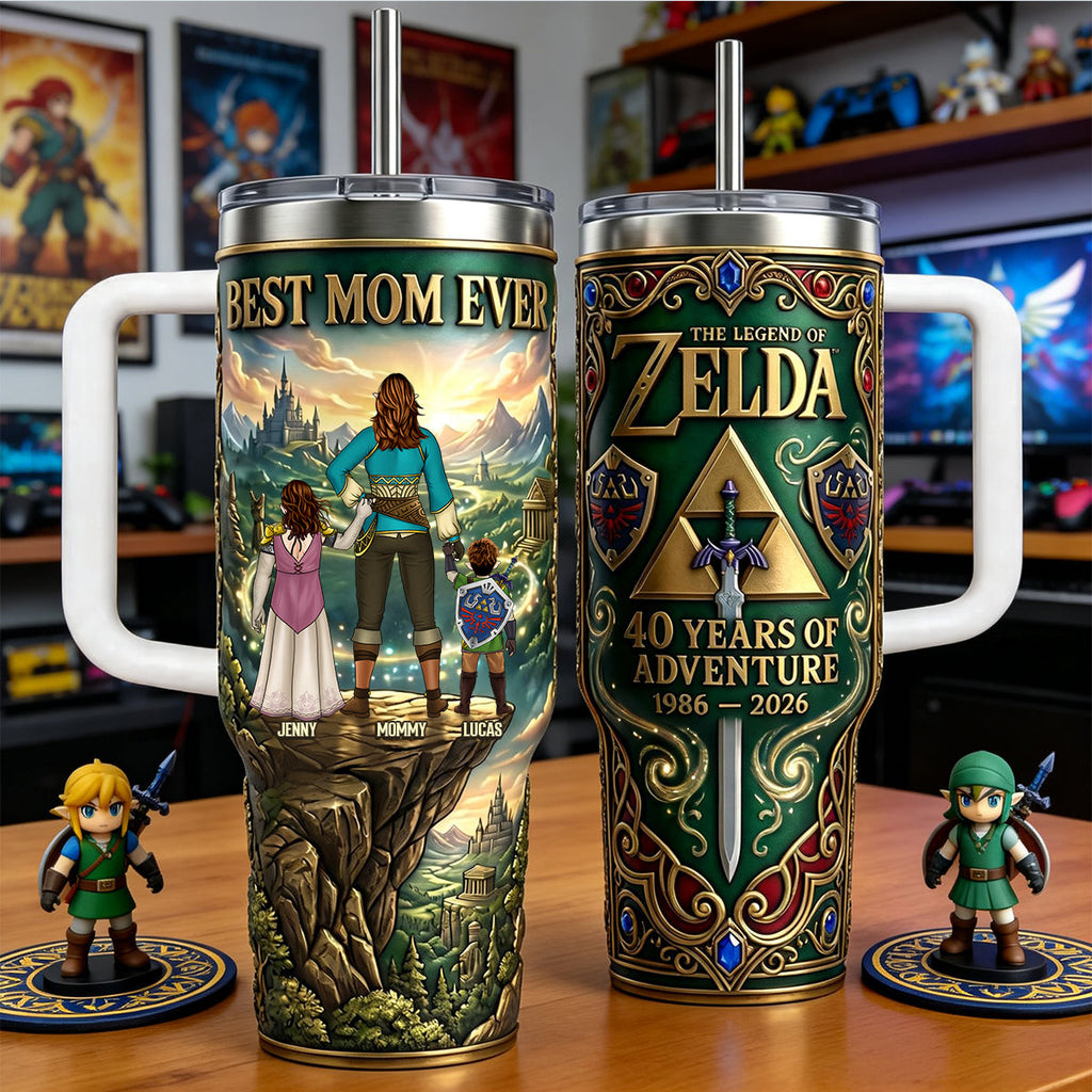 Personalized Fantasy Adventure Tumbler Best Mom Ever Gift
