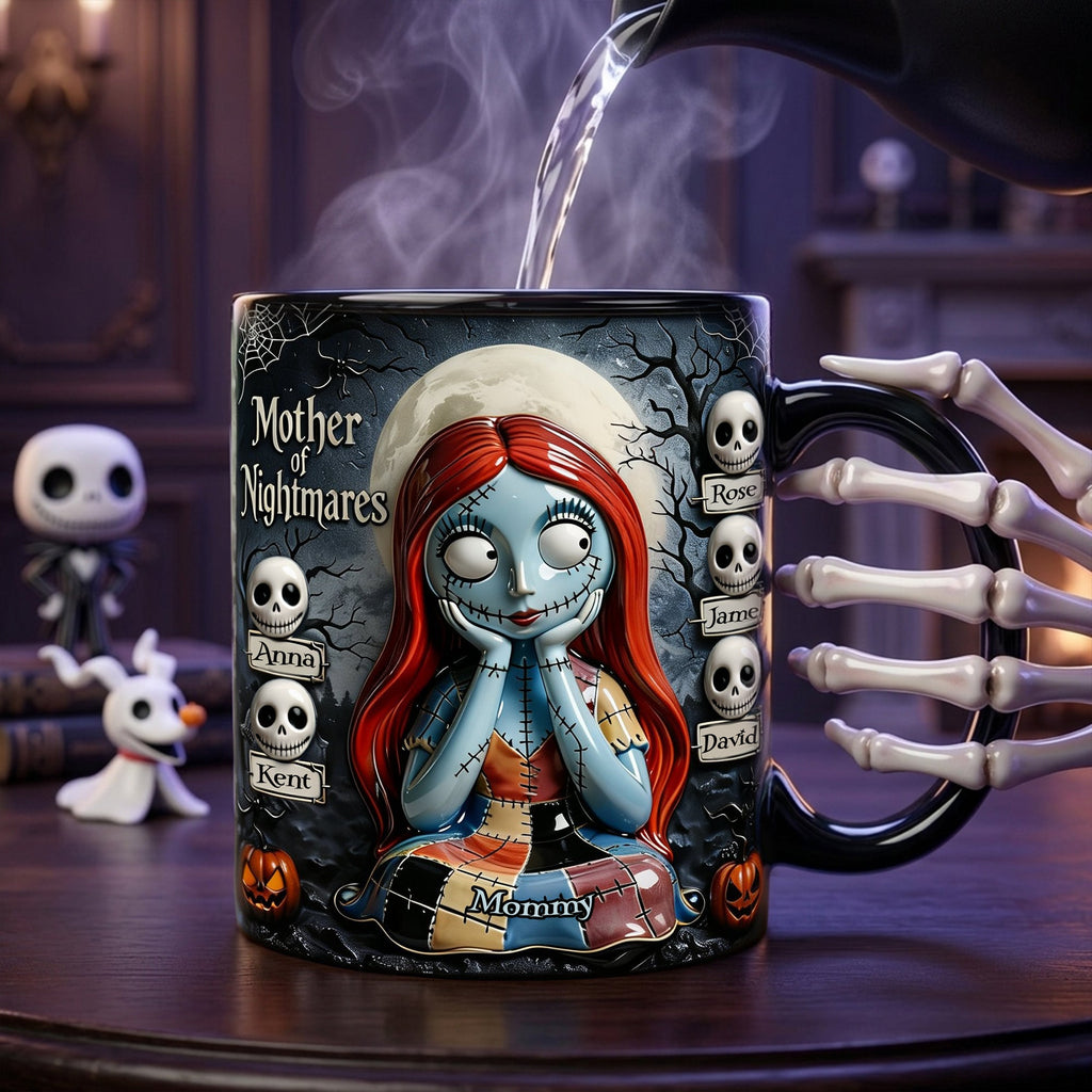 Personalized Spooky Mother Of Nightmares Ceramic Mug Gift for Mom
