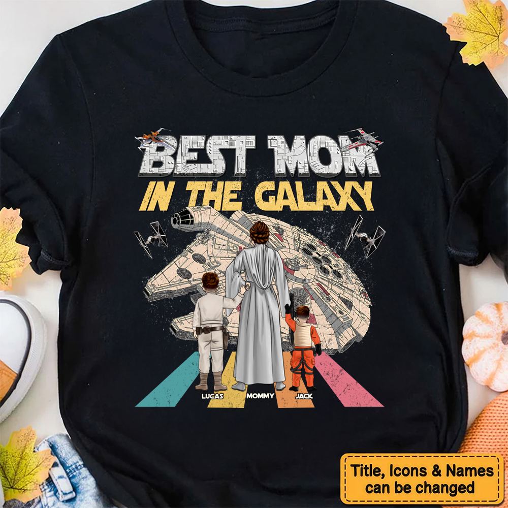 Personalized Best Mom In The Galaxy Shirt Gift for Mother's Day