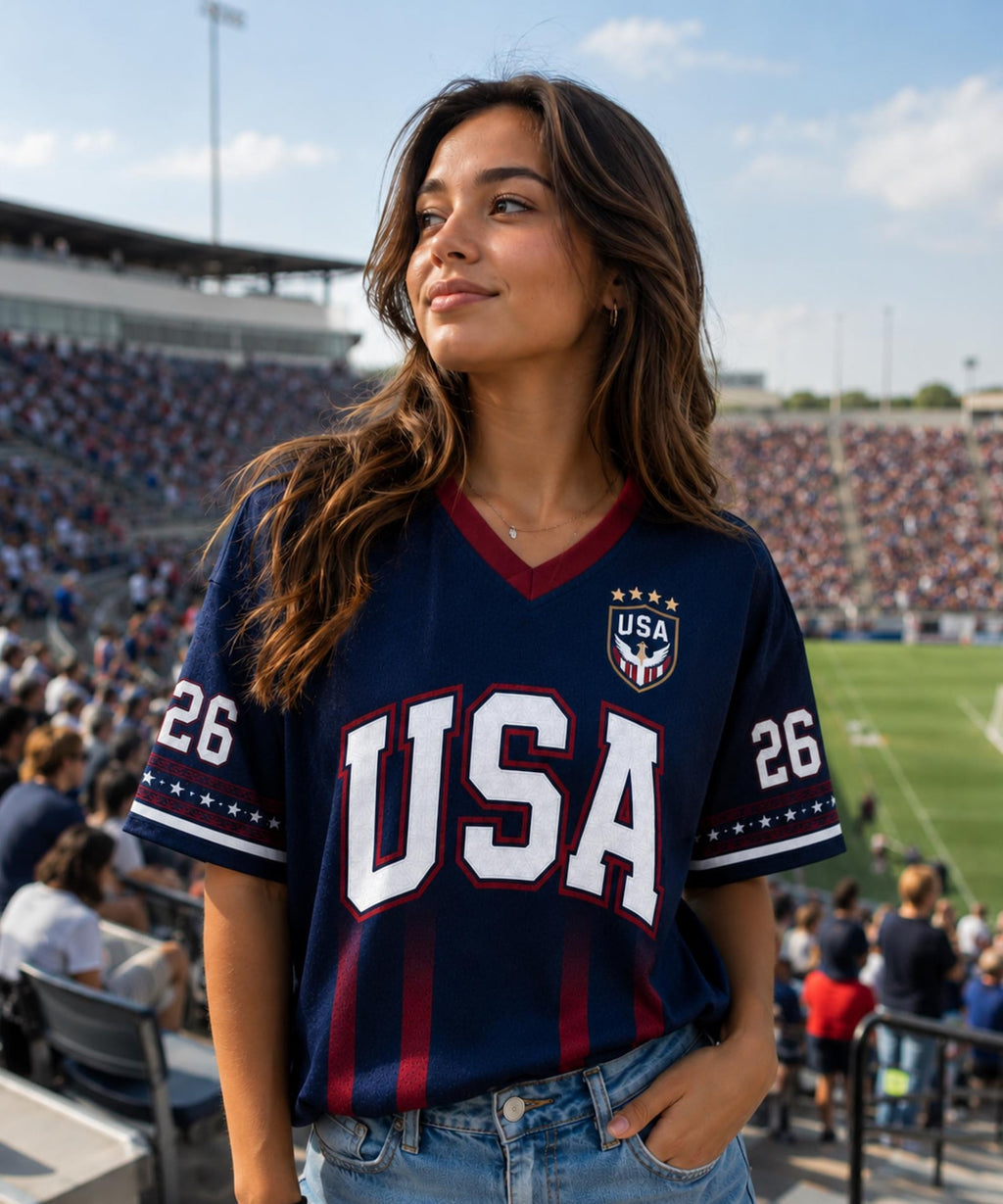 Personalized USA Soccer Jersey Custom Name Sports Gift for Him
