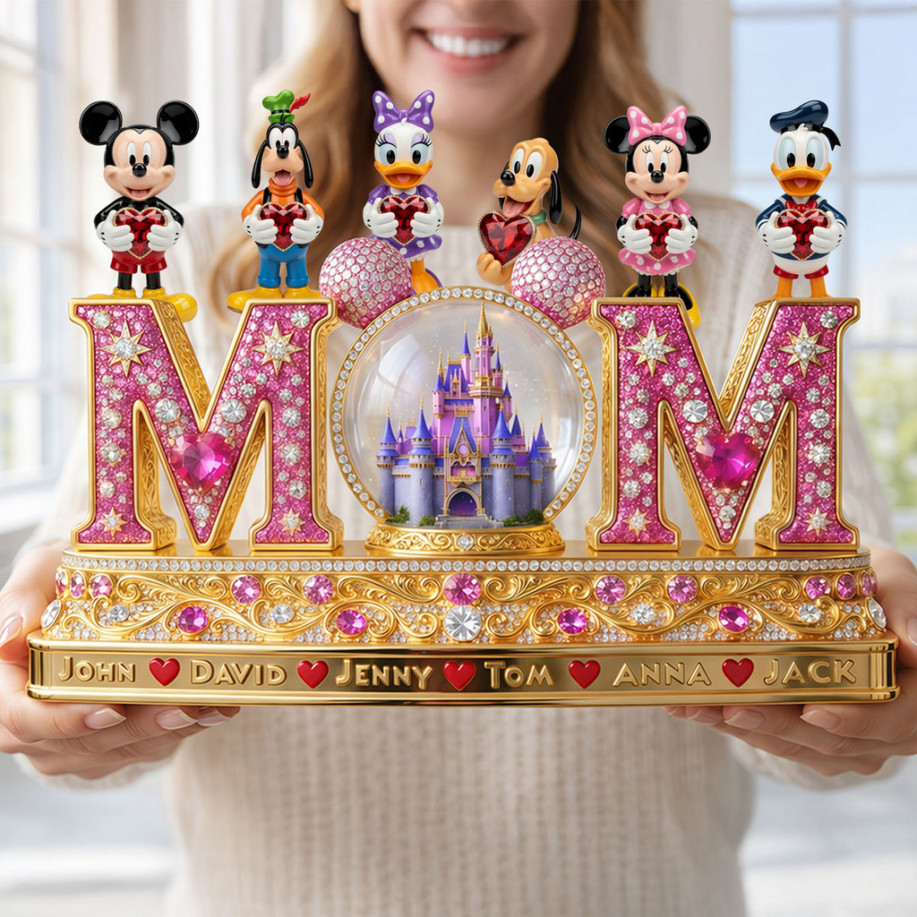 Personalized Acrylic Plaque Best Mom in Castle Gift for Mom