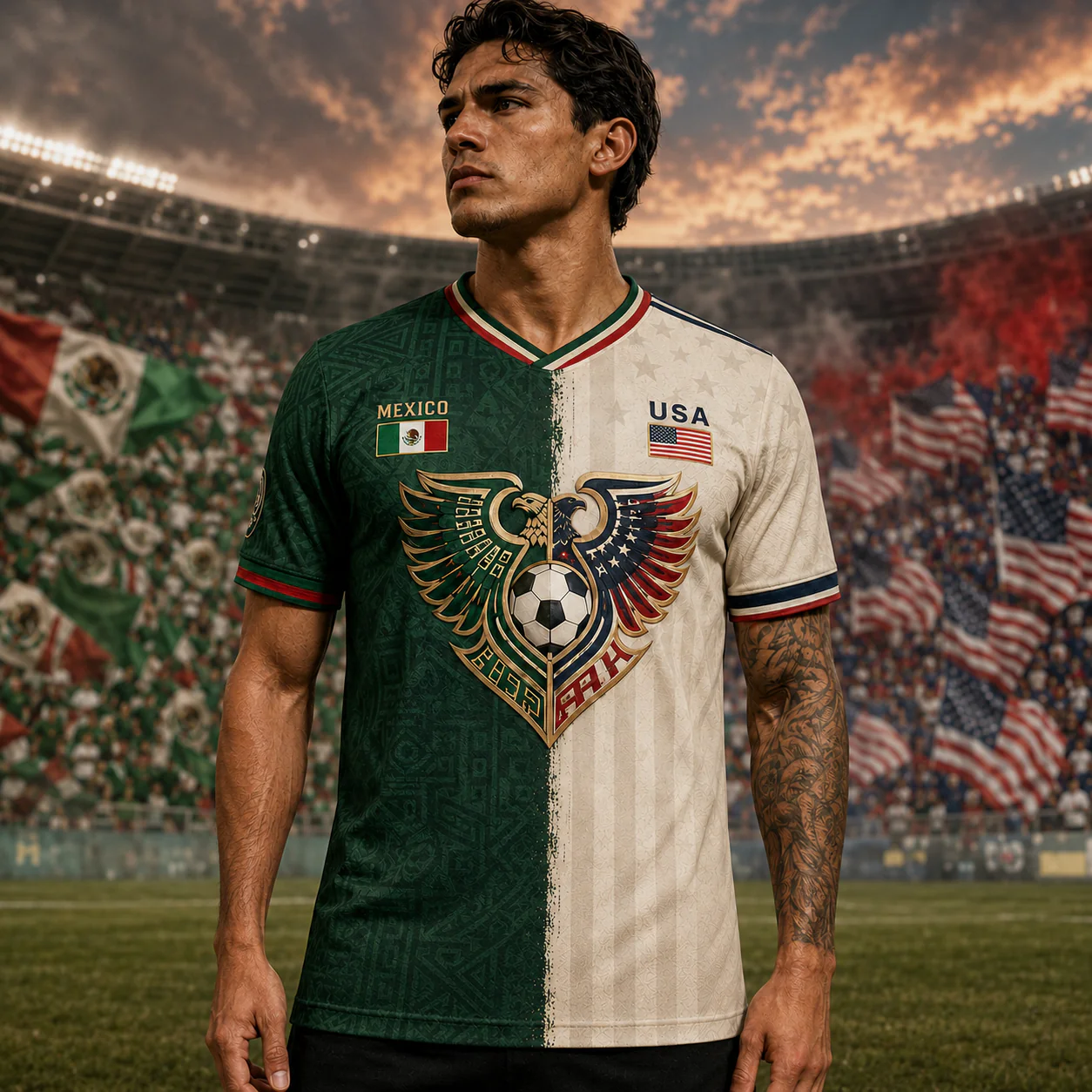 Personalized Soccer Jersey Mexico USA 2026 Custom Name Gift for Football Fans