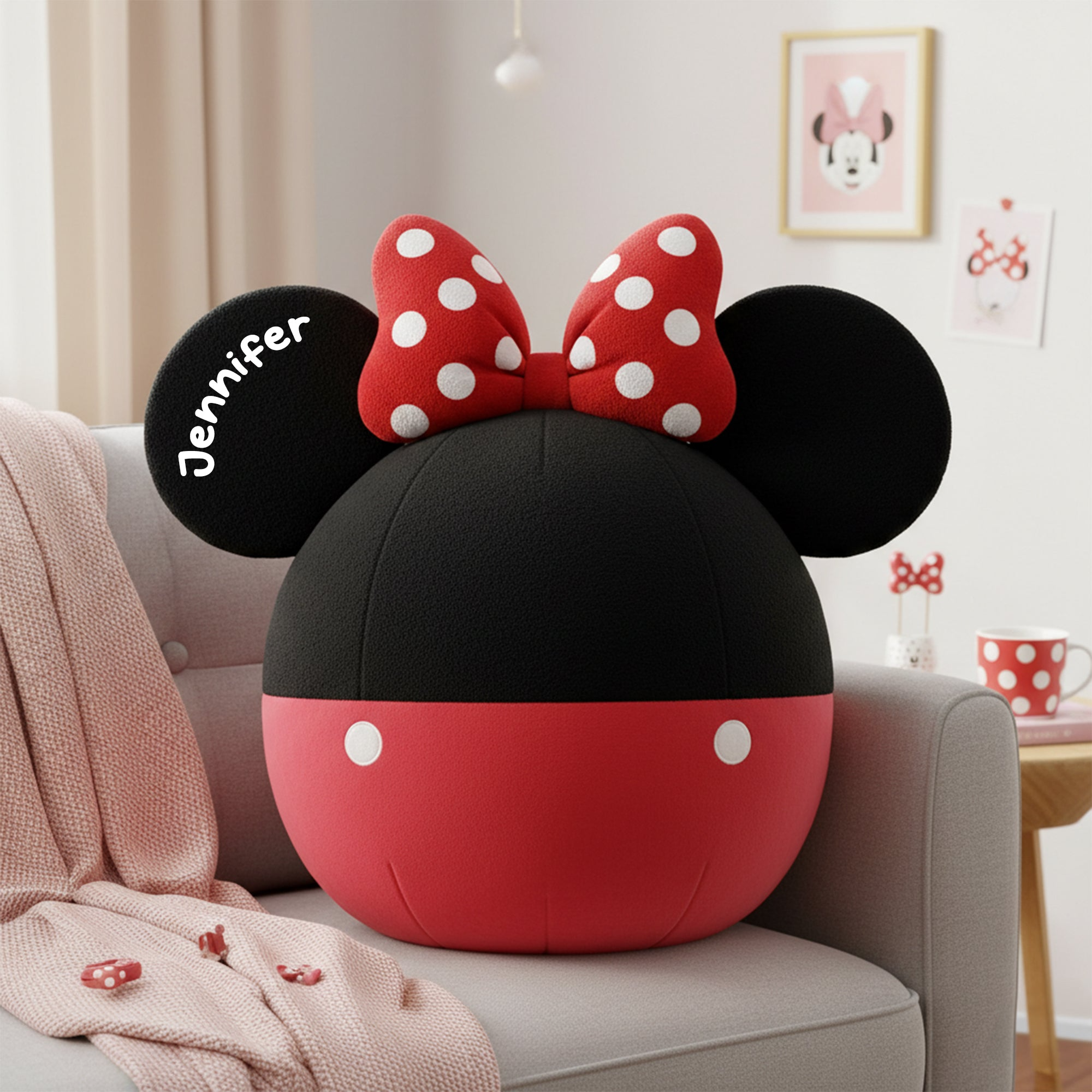 Personalized Movie Character Pillow Custom Shape Gift for Kids
