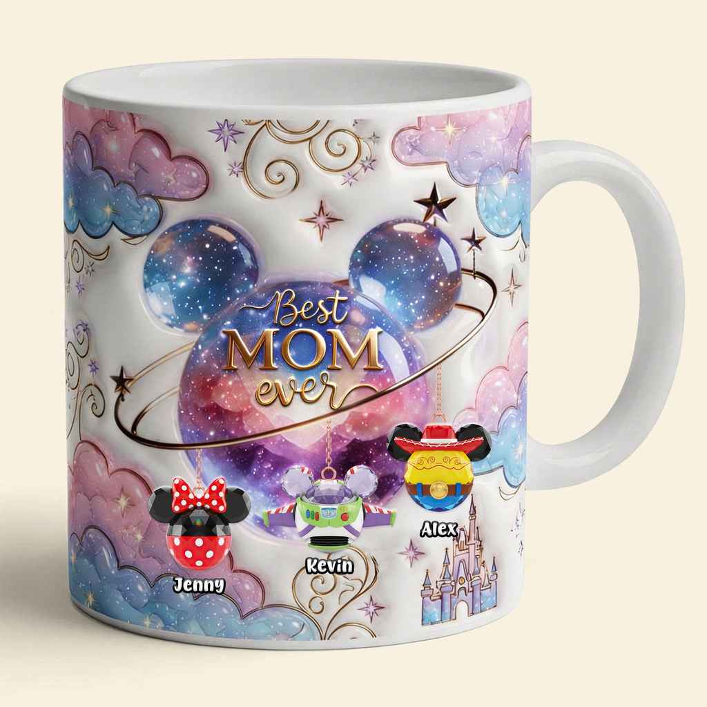 Personalized Best Mom Ever Coffee Mug Custom Name Gift for Mother's Day Mug GradoCreations