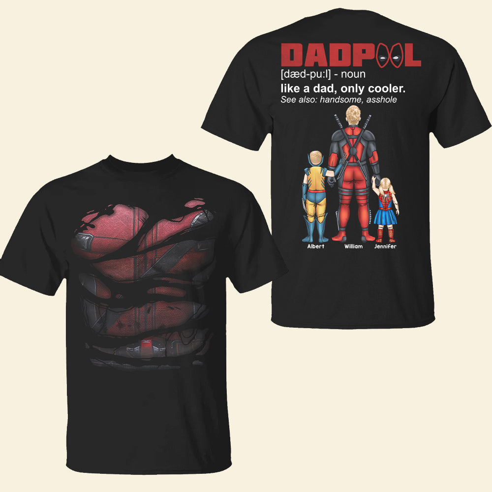 Personalized Dadpool T-shirt Funny Gift for Dad | Father's Day
