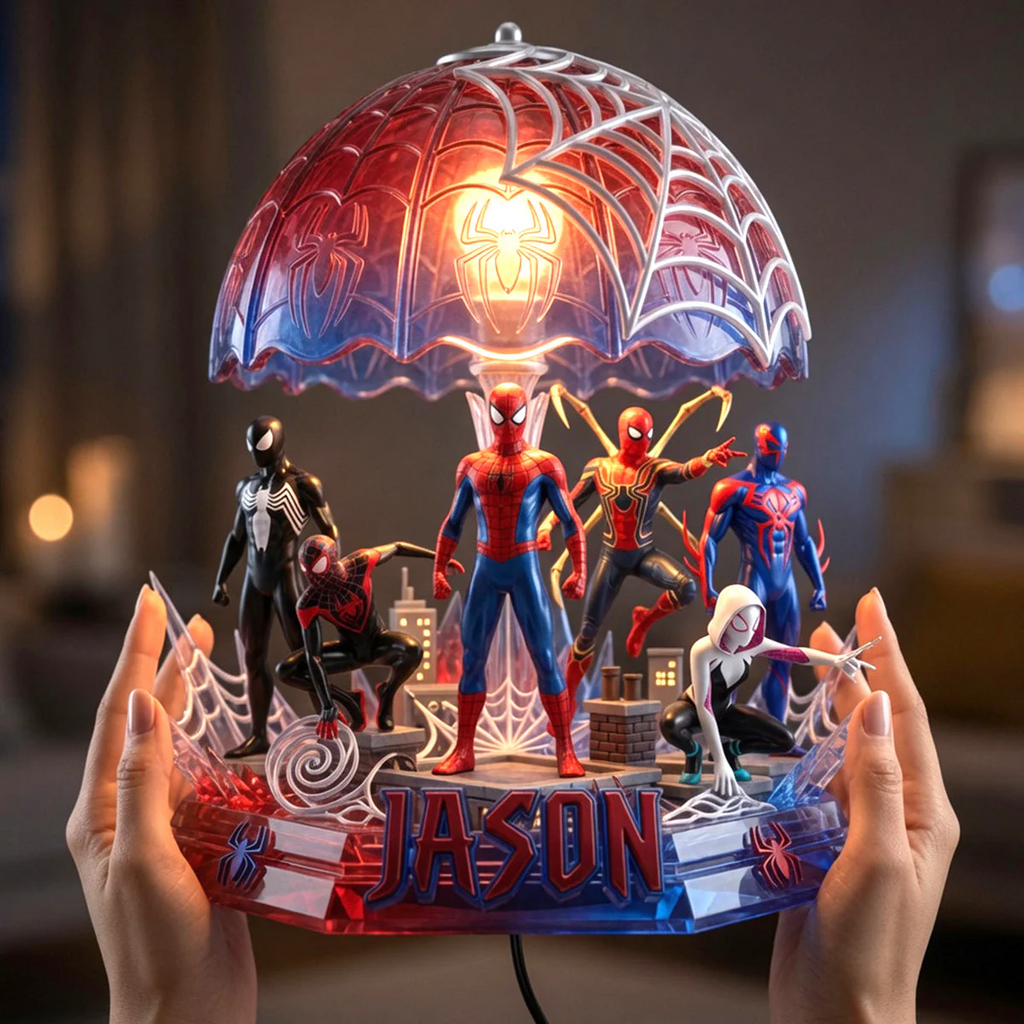 Personalized Superhero Acrylic Light Box Custom Name Gift for Kids Acrylic Light Box GradoCreations