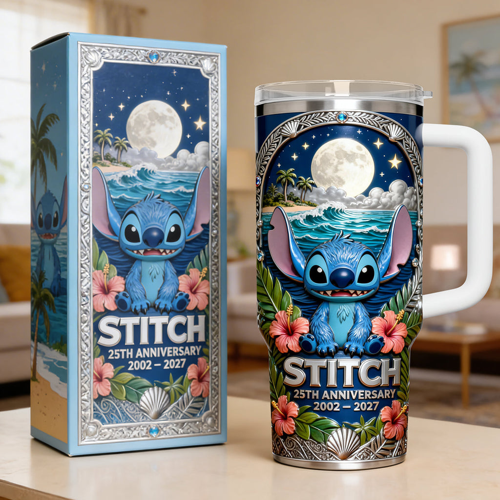 Personalized 25th Anniversary Tumbler with Straw - Gift for Movie Fans