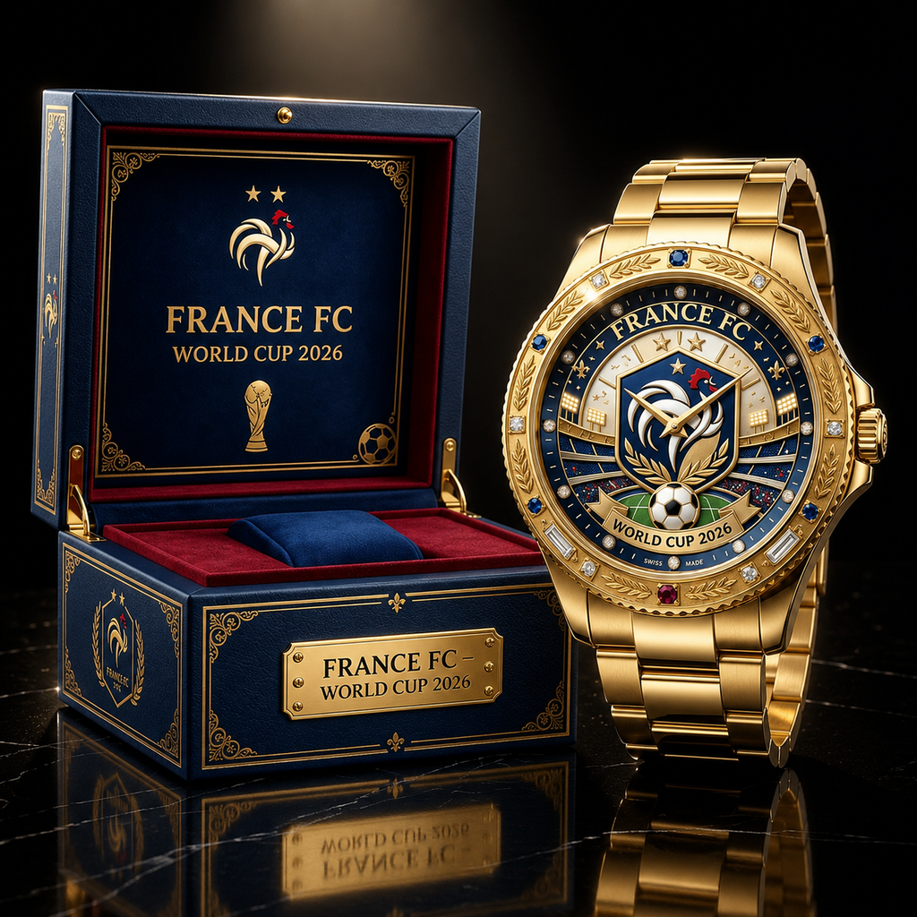 France Soccer Championship 2026 Men's Wrist Watch Gift for Football Lovers