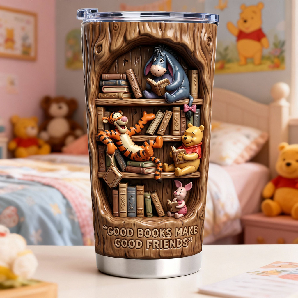 Personalized Tumbler Good Books Make Good Friends Gift for Book Lovers