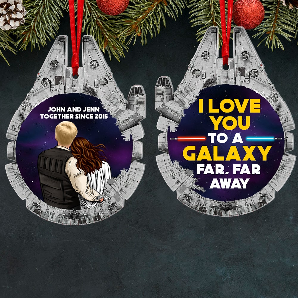 Personalized Acrylic Ornament for Couples | Unique Love Gift