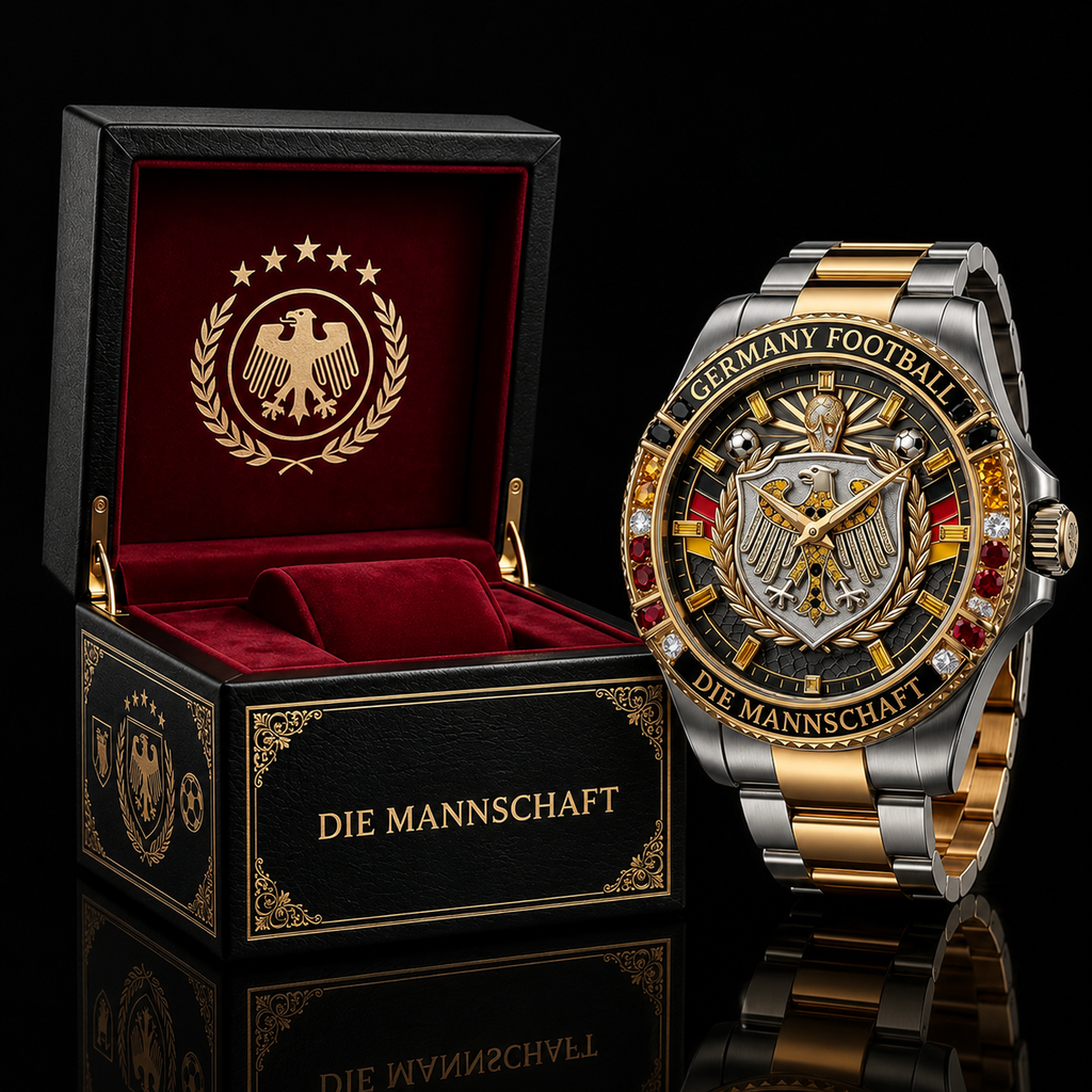 Men's Soccer Championship Wrist Watch - Custom Gift for Football Lovers