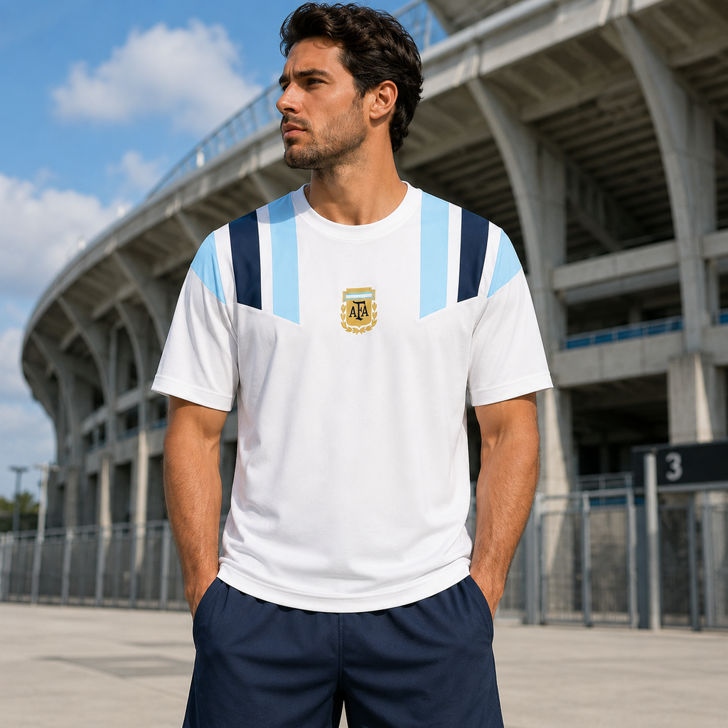 Personalized Argentina Soccer Jersey Gift for Football Fans