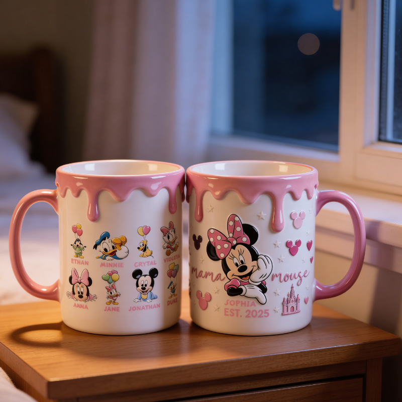 Personalized Magic Mouse Mom Mug Gift for Movie Lovers