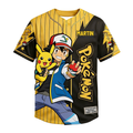Personalized Pokémon Baseball Jersey for Adults & Kids - Anniversary Gift