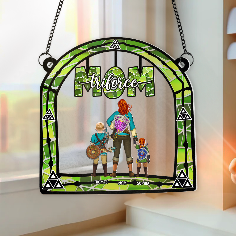 Personalized Zelda Mom Suncatcher Gift for Wife, Home Decor