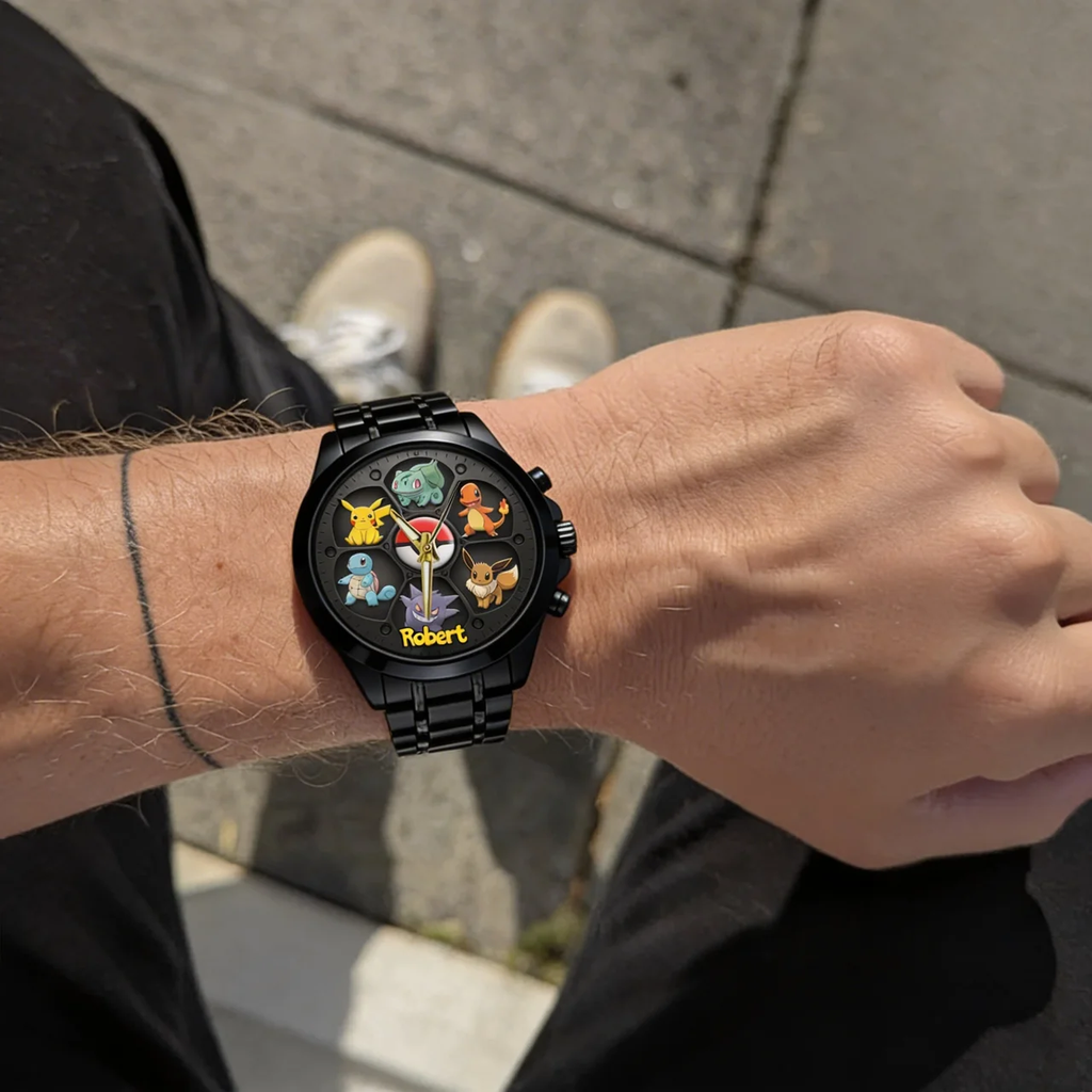 Personalized Movie-Themed Hand Watch Gift for Him 30th Anniversary