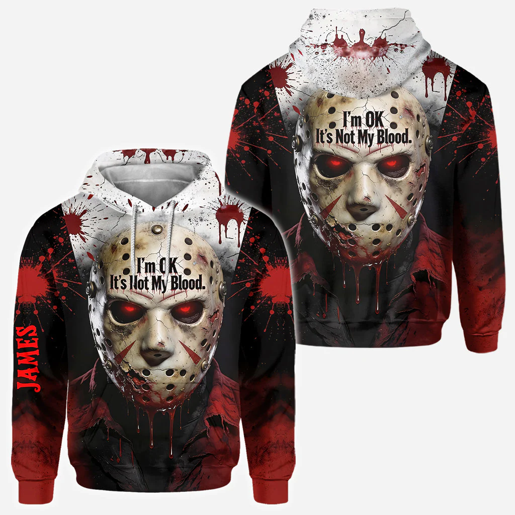 Personalized Horror Character All Over Shirt Halloween Gift for Movie Fans AOP Shirt GradoCreations