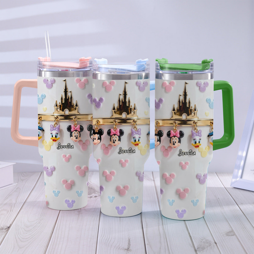 Personalized 40oz Tumbler with Straw Custom Movie Gift