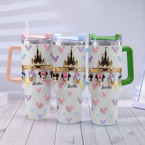 Personalized 40oz Tumbler with Straw Custom Movie Gift Tumbler GradoCreations
