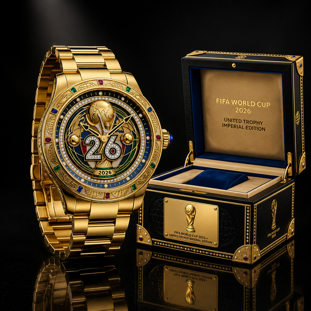 Customized FIFA World Cup 2026 Men's Wrist Watch Gift for Soccer Fans