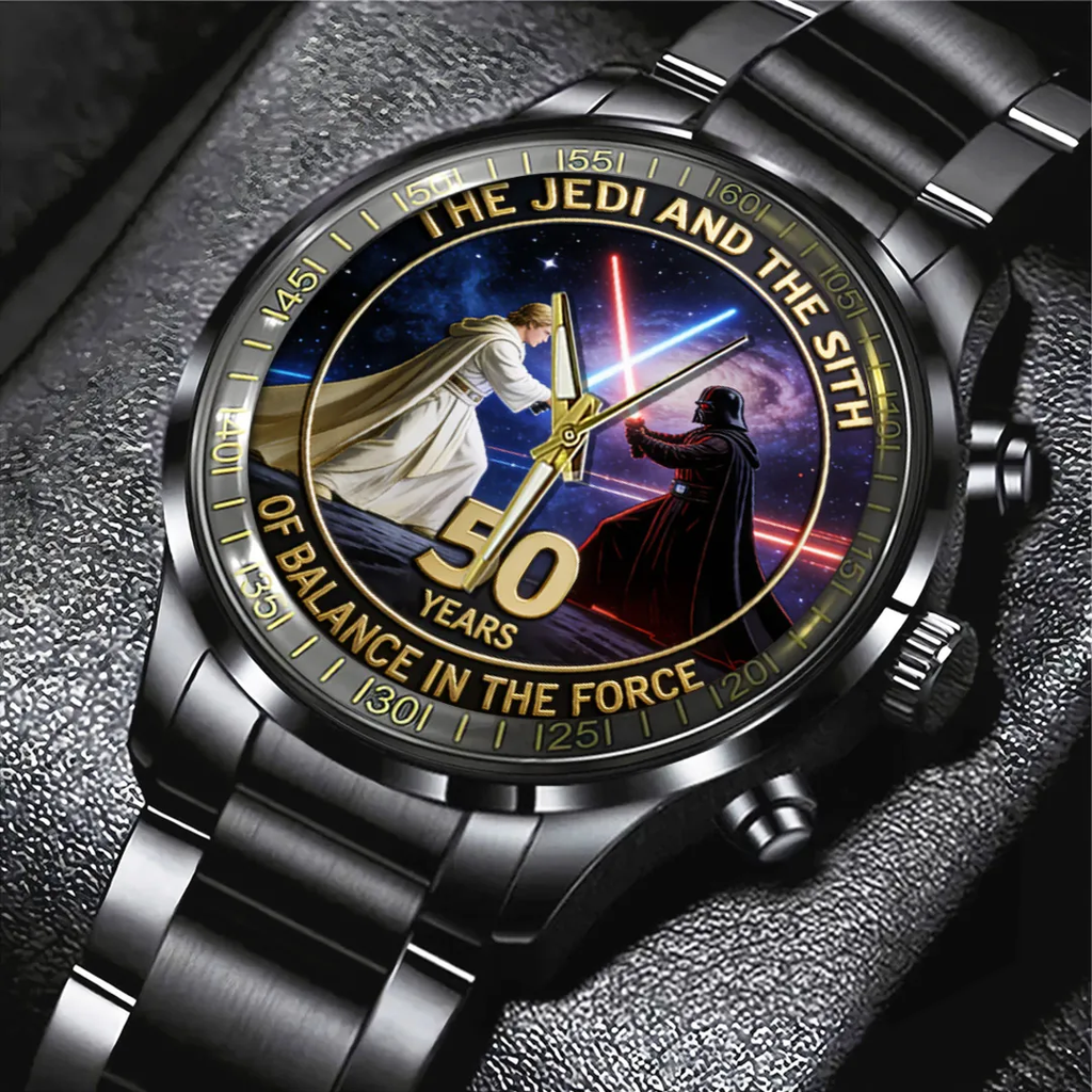 Personalized 50th Anniversary Hand Watch for Movie Fans Gift