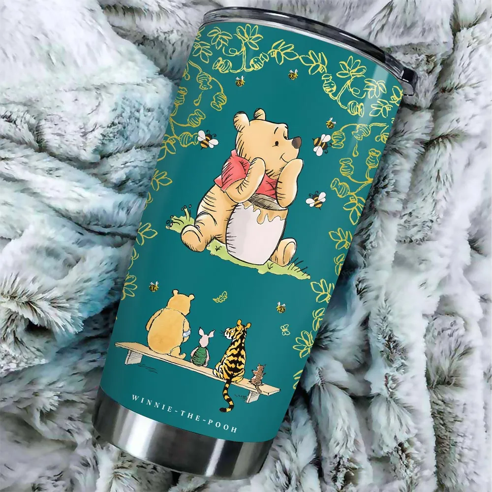 Personalized Winnie the Pooh 100th Anniversary Tumbler Gift