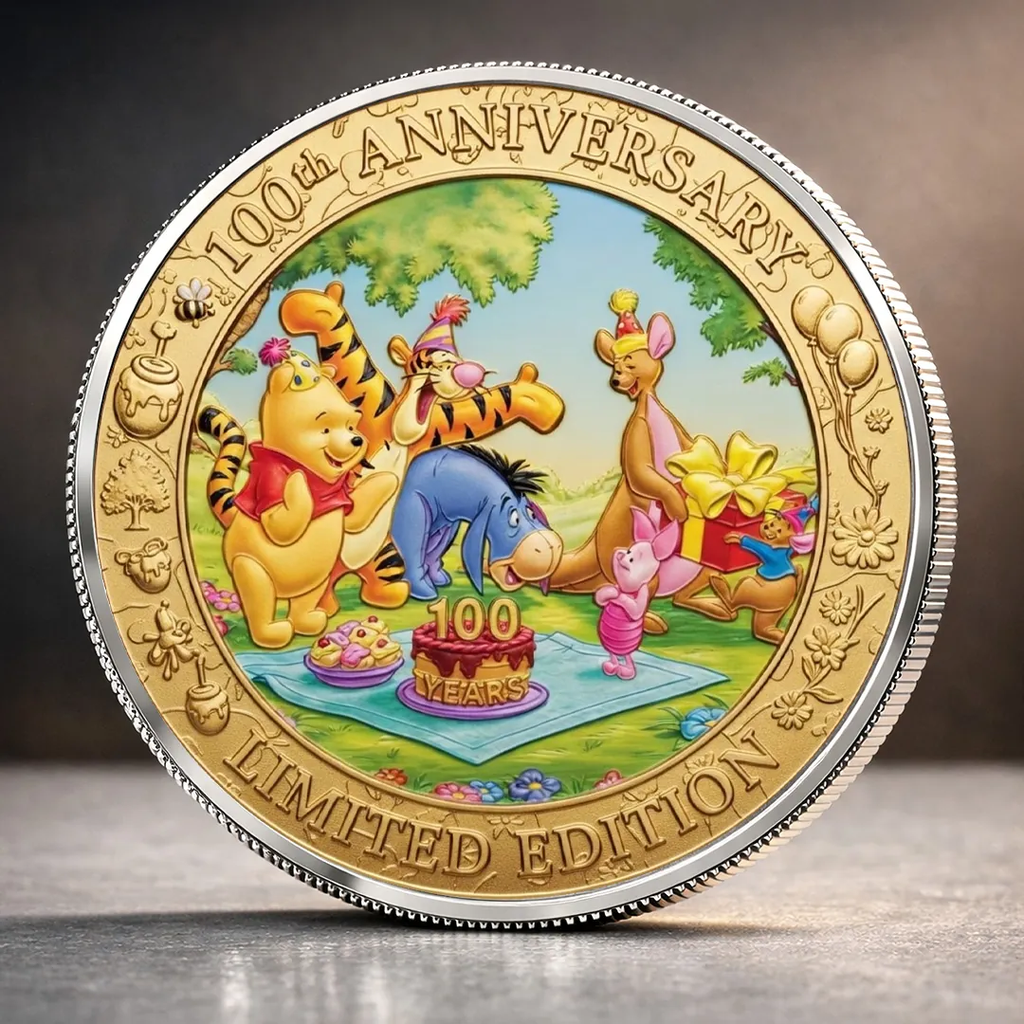 Personalized 100th Anniversary Friendship Coin Gift for Movie Fans