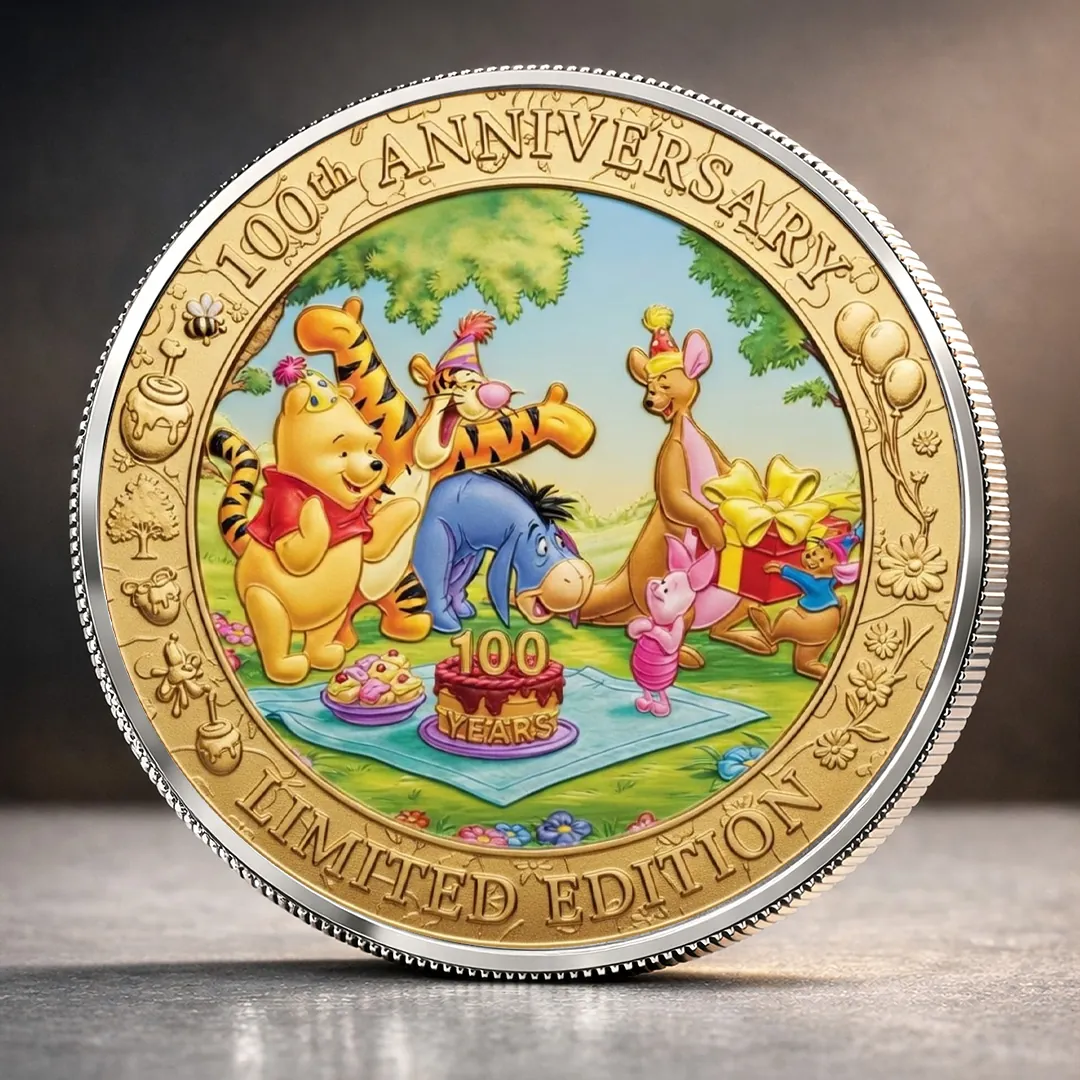 Personalized 100th Anniversary Friendship Coin Gift for Movie Fans