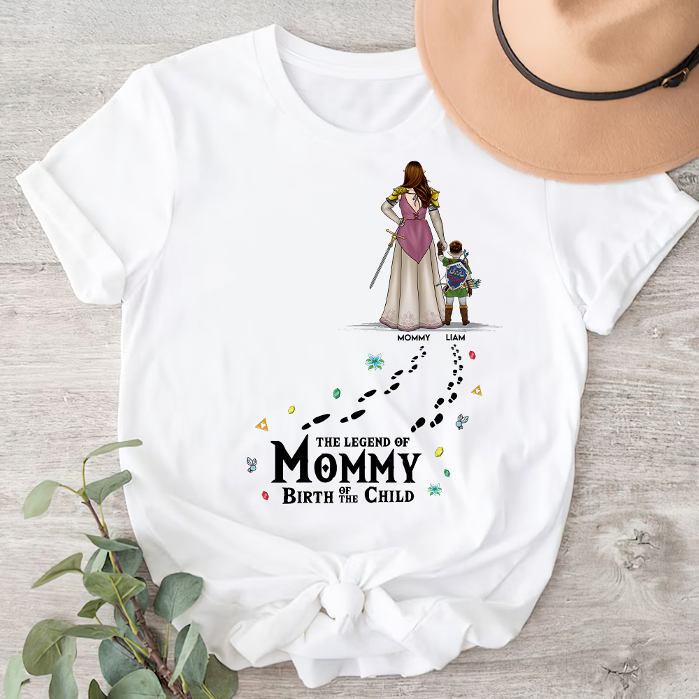 Personalized Mom & Son T-shirt The Legend & The Legacy Gift Cotton Apparel GradoCreations
