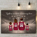 Personalized Basketball Family Canvas Poster Gift for Sports Lovers